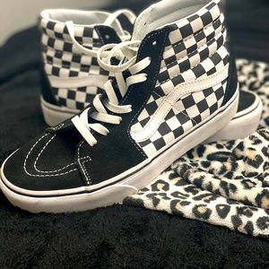 Van’s Sk8-Hi Checkerboard Hightop Sneakers